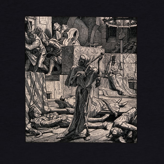 Death by Alfred Rethel by blackroserelicsshop@gmail.com